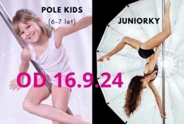 Dětské/juniorské kurzy pole dance odstartují v půlce září